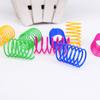 12pcs/set Scratch Resistant Kitten Spiral Springs Colorful Interactive Cat Toy  Kitten Play