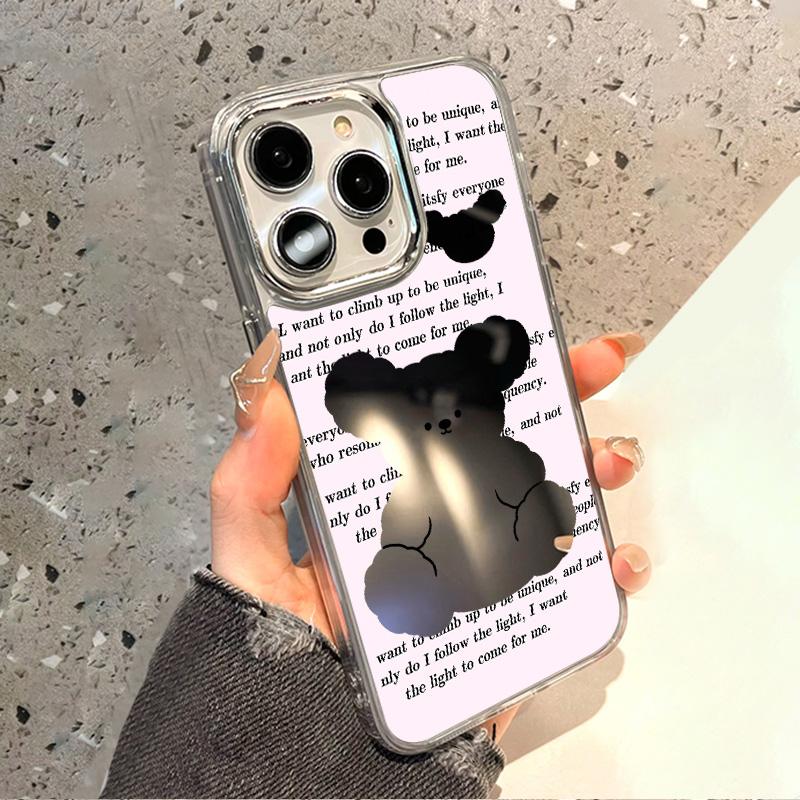 Mobile Phone Cases for iPhone 11 13 XR 15 Pro Max 12 14 Pro Max Case iPhone 16 XS Max Mirror Protective Case Mirror Exquisite Cartoon Waterproof