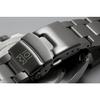 HYAKUICHI 101 20 ATM Water Resistant Sweep Seconds Diver's Watch Ceramic Bezel Non-date Wristwatch
