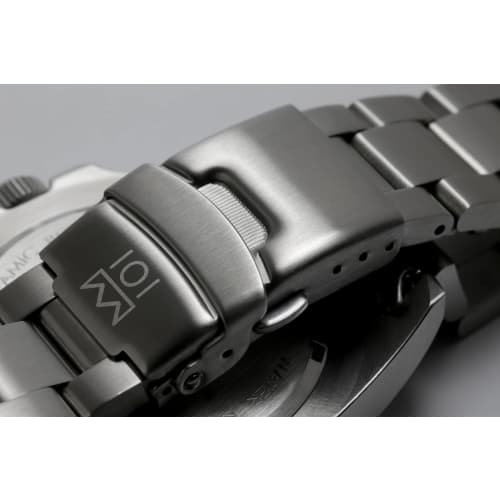 HYAKUICHI 101 20 ATM Water Resistant Sweep Seconds Diver's Watch Ceramic Bezel Non-date Wristwatch