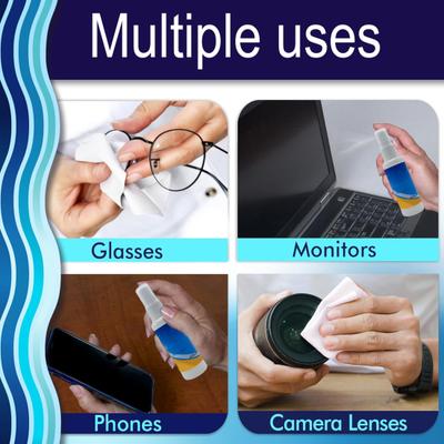 4 Adet Gözlük Temizleme Spreyi Gözlükler, Telefon, Elektronik Ekranlar, Optik Yüzeyler, Kaplamalı Yüzeyler için Lens Temizleyici