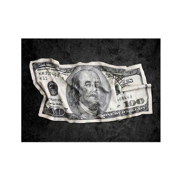 

Мятый доллар, черные простые постеры, поп-арт, печать на холсте, современная скандинавская живопись для гостиной, домашнего офиса, декор, картина 21x30cm No Framed белый