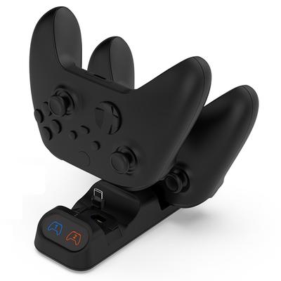 Carregador Rápido Duplo Compatível com PS5/Switch Pro/Xbox Series S/X Estação de Carregamento para Controle Carregador de Gamepad Dock
