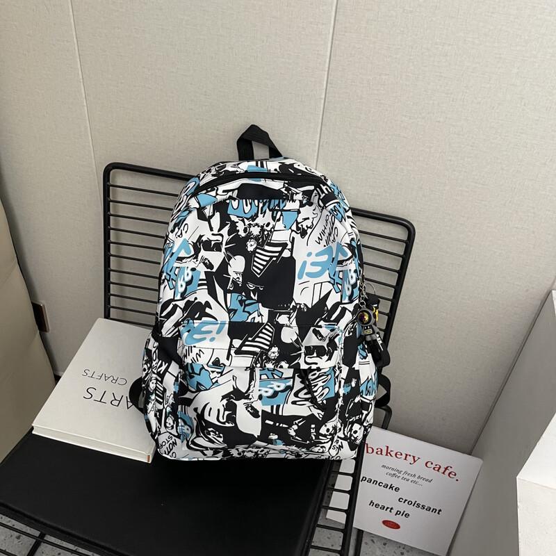 OGAR Trendy Graffiti Comic Backpack