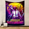 PUBG Tapestry Wall Hanging, PlayerUnknown Battlegrounds Poster Art, Gamer Wall Decor for Bedroom Living Room Dorm