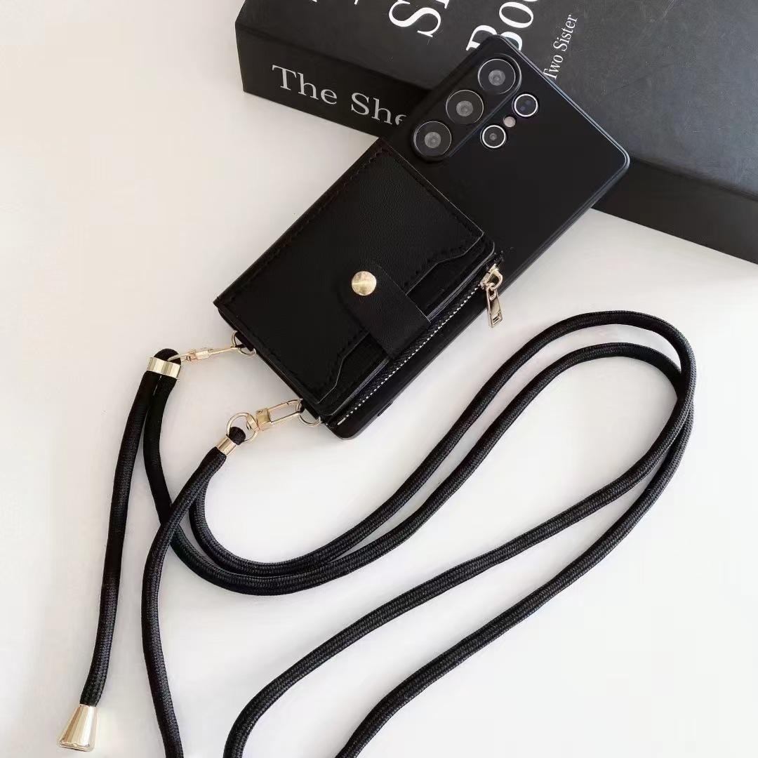Crossbody Lanyard Card Case Samsung S11 ULTRA Soft Case Mobile Phone Case S11 Insert Card S11ultra Protective Case S26ultra