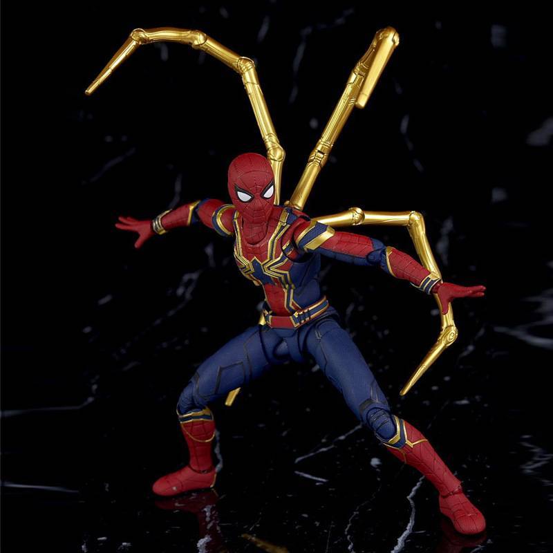Spiderman Pvc Action Figure With Articulated Joints For Collectors