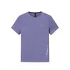 Comfortable Lightweight Breathable Sports Simple Letter Round Neck Short Sleeve T-Shirt Women Tops Twilight-Purple 162525110-2