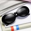 Oval Sunglasses Fashion Retro Oval Style Woman Ladies Sun Glasses UV400 Oculos De Sol Funny Photo Props Glasses