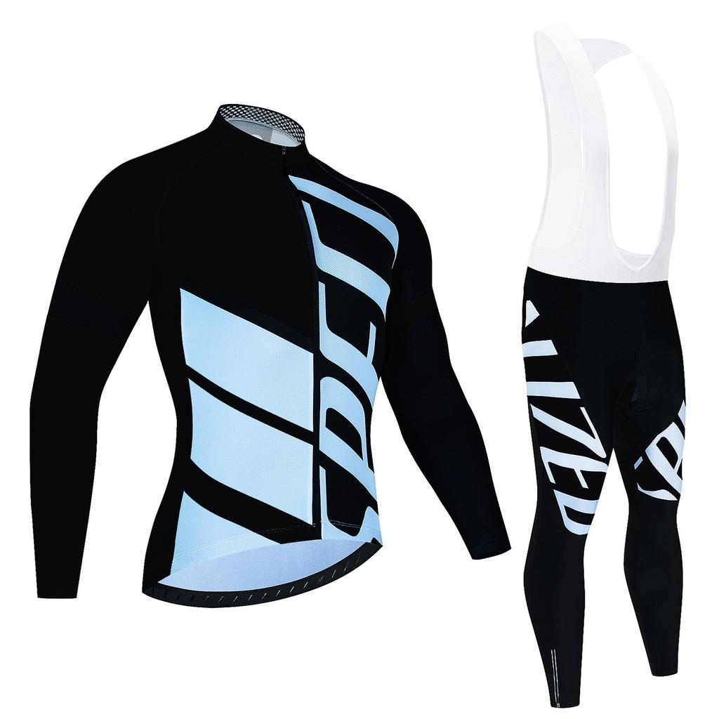 Cycling Suit Long-sleeved Suit, Cycling Suit Spring and Autumn Tour De France Competition Suit