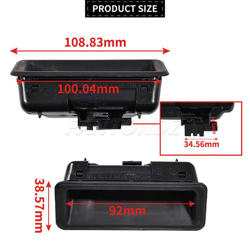 Rear Door Switch Trunk Handle For BMW E60 E61 E90 E91 E92 E93 E70 E88 E71 E72 E84 1 3 5 Series X1 X3 X5 X6 7118158 51247118158
