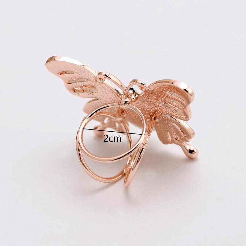 Simple Butterfly Silk Scarf Buckle All -Match Brooch Accessories Female Corsage Shawl Luxury Scarf Corner Buckle Dual -Use