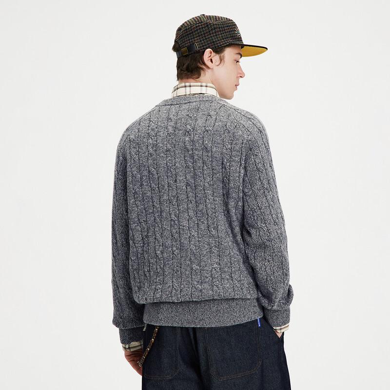 Navigare Men's Half-Zip Wool Blend Sweater