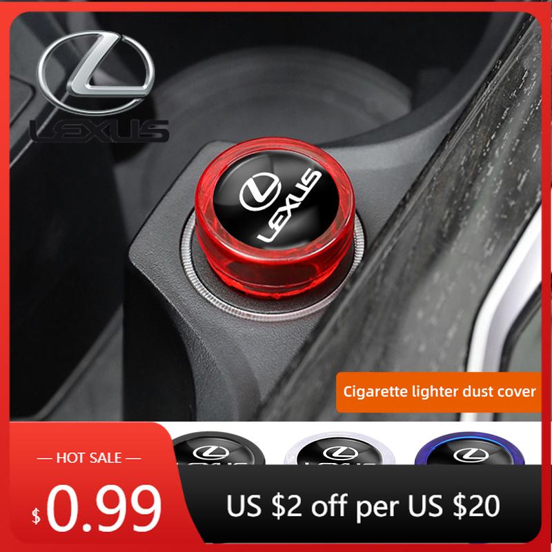 Interior Stickers Car Cigarette Lighter Dust Cover For Lexus RX330 IS250 Ct200h ES300h RX350 IS300h NX300h Waterproof DecorativeMI8