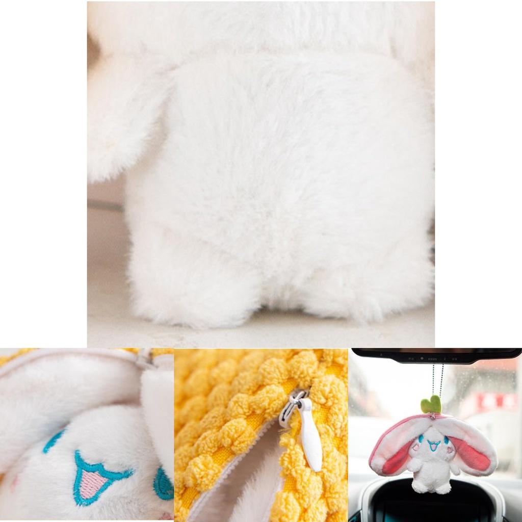 Adorable Strawberry And Cinnamon Dog Keychain Plush Toy For Car Interior And Backpacks 15cm