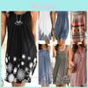 Stylish Women Boho Summer Beach Midi Dress With Gorgeous Floral Print And Loose Fit