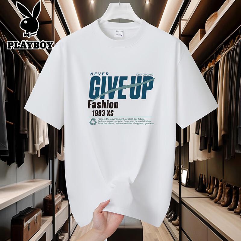 Playboy Men s Pure Cotton Short Sleeve T-Shirt L 2390₽