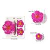 3Pcs/Set Gradient Hawaiian Flower Hair Clip Hibiscus Hair Clips New Hairpin  Summer Hair Accessories
