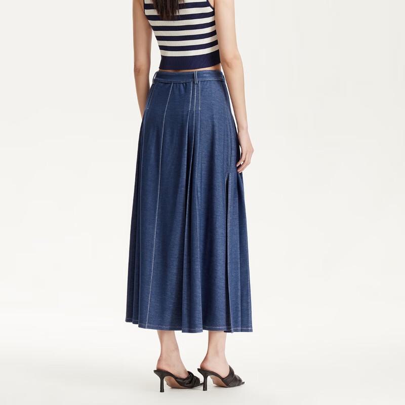VEROMODA A-Line Pleated Midi Skirt