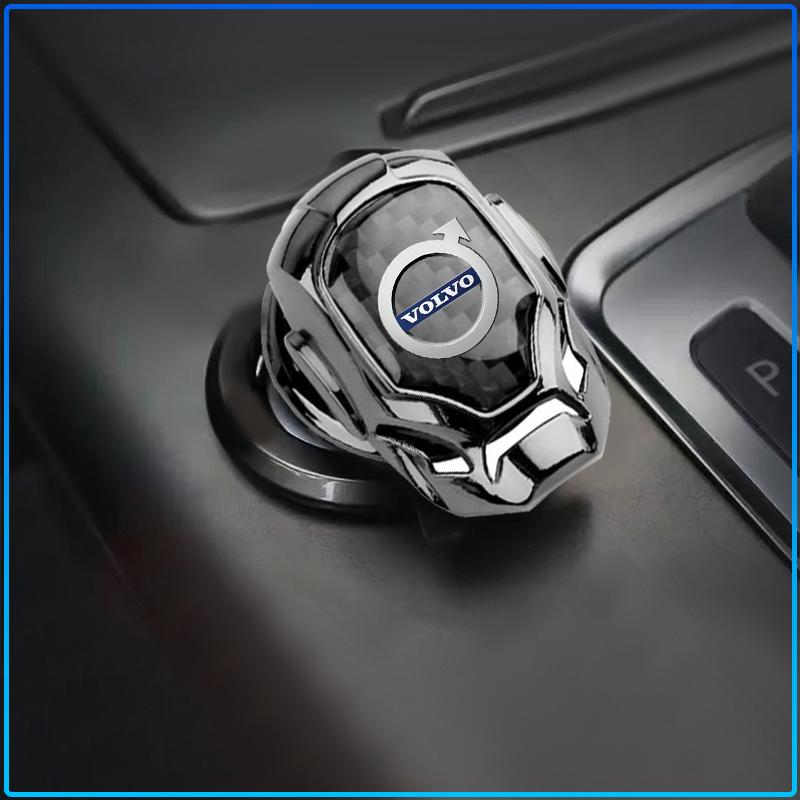 Car One-click Start Protective Cover Interior Button Decoration Sticker For Volvo Rdesign XC90 S60 XC60 V70 S80 S40 V50 V40 V60 C30 S70