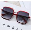 Women Square Sunglasses Oversized White Vintage Sun Glasses Female Shades Travel Sunshade UV Protection