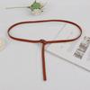 Versatile Korean-Style Women’s Leather Waist Belt for Dresses, Jackets, and Sweaters