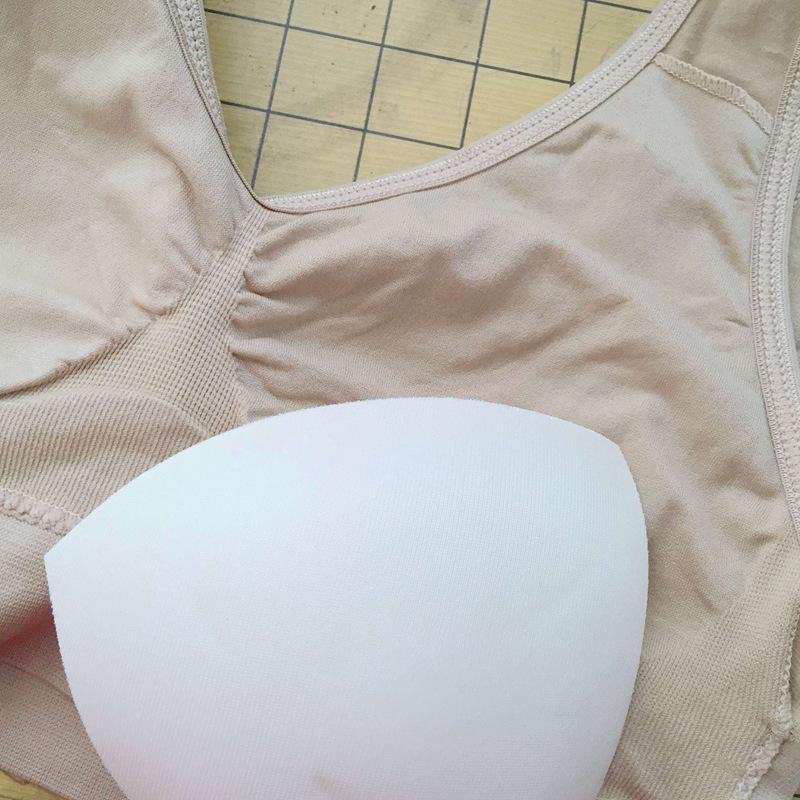 Genie Bra Plus-Size Seamless Wire-Free Sports Bra Yoga Vest with Pads - Set of 3