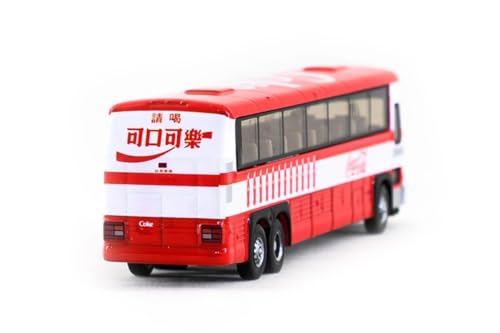 Tiny City 1/110 Scale 96A3 Single-Deck Coca-Cola Bus, Diecast Model Car, Red/White