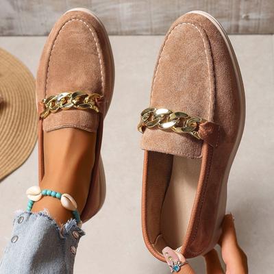 Moda Mocassins Femininos 2024 Primavera Nova Moda Sapatos Baixos de Luxo Senhoras Casual Cor Sólida Slip-on Flats Tênis Zapatos De Mujer