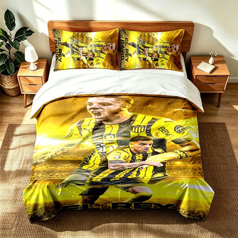 Club Atletico Penarol (19) 3pc set suitable for master bedrooms soft and comfortable an ideal gift for family and friends Includes one duvet cover and