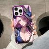 HSR Jade Purple Translucent Mobile Phone Case for iPhone 17 16 15 14 13 12 11 X XR XS Air Pro Max Plus Colorful Cover