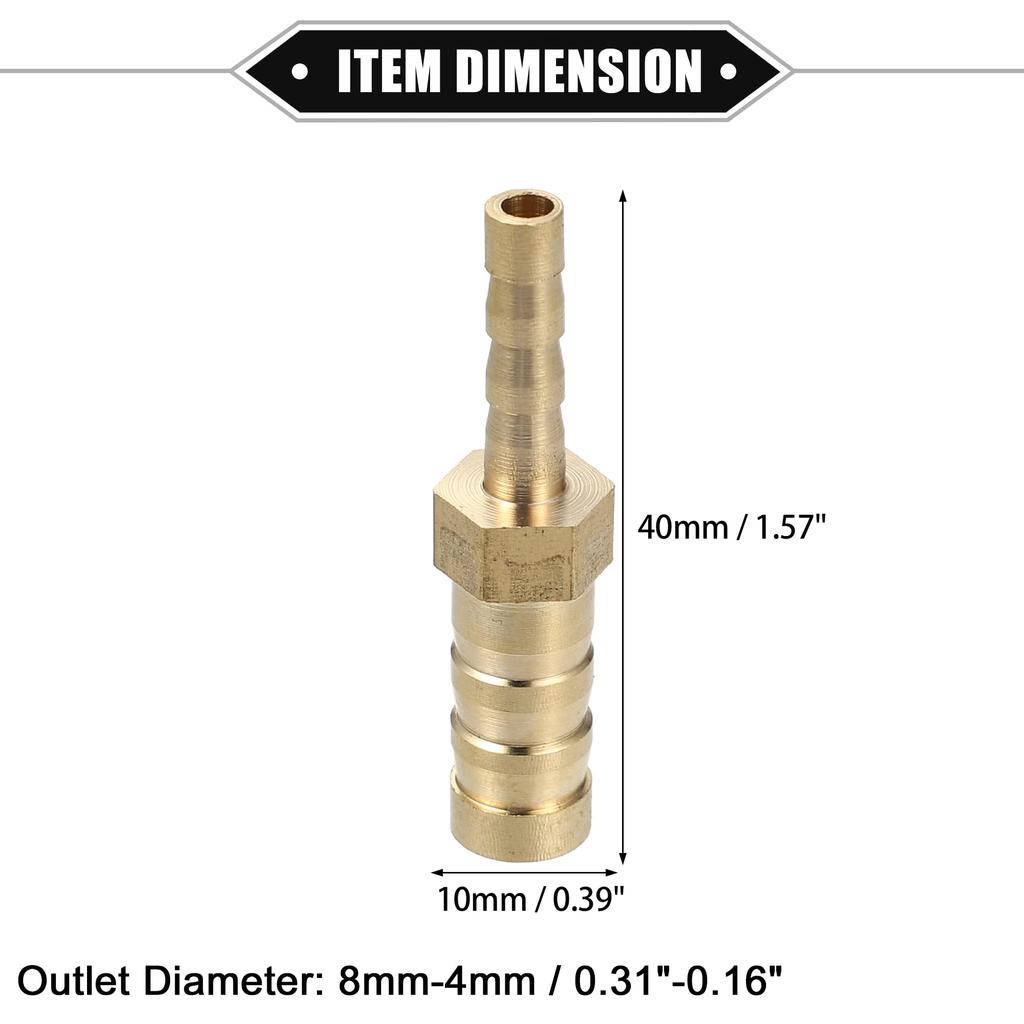 uxcell Car Engine Hose Fitting Connection Reducer Straight Shape Hose