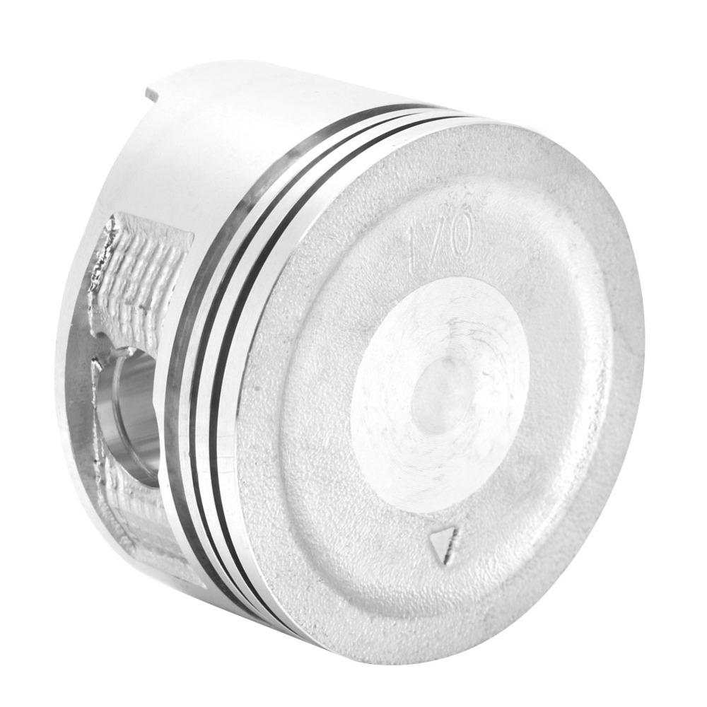 Aluminum Piston Generator Piston Kit Silver Engine Piston Replacement for For 170F GX210 Engine