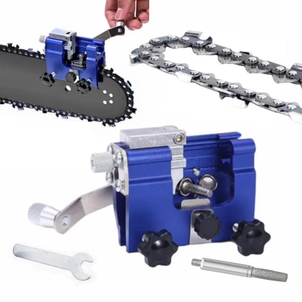 Chain Grinder Hand-cranked Chain Grinder Portable Chain Sharpener  Chain Sharpening Tool