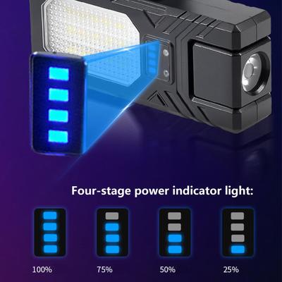 Head Lamps Led Rechargeable Ear Worn Head Torch Light Long-Lasting Power Backpacking Camping Headlight For Fishing Caving