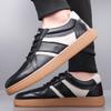 Fashion Handmade High Quality Men Leather Casual Shoes Men Brand Comfortable Flats Men Trendy Sneaker Shoes  Daily Commute Oxfords Shoes