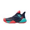 Scarpe da Basket Mid-Top Uomo in Tessuto Sintetico Serie Crazy Resistenti all'Usura Antiscivolo Sneaker Blu Rosso 11931605-3
