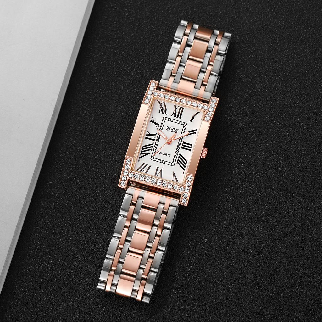 Luxury Diamond Women Watches Fashion Rectangle Dial Ladies Quartz Wristwatch Girls Clock Reloj Mujer