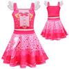 Girls Costume Dress for Dress-Up Role Play and Cosplay, Fancy Outfit for Halloween Birthday and Stage Play