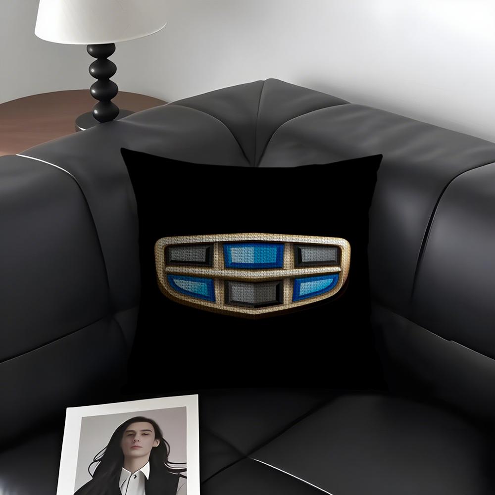 Luxury G-Geely Cushion Cover Summer Breathable Linen Organic Fabric Double-Sided Printing Sofa Pillow Case Home Decor