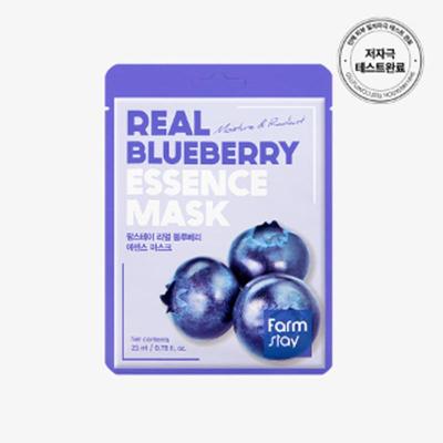 FARM STAY Echte Blaubeer-Essenzmaske, 23 ml (3 Optionen)