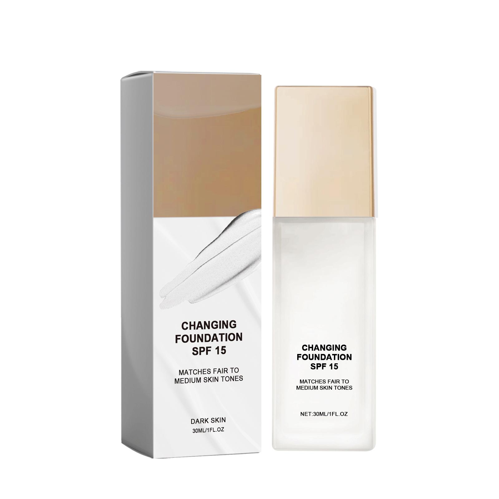 Color-Changing Moisturizing Foundation Deep flesh color 30ml