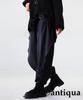 Antiqua Ruffle Free Size Black Women's Pants, Long, PY-00673, 05,