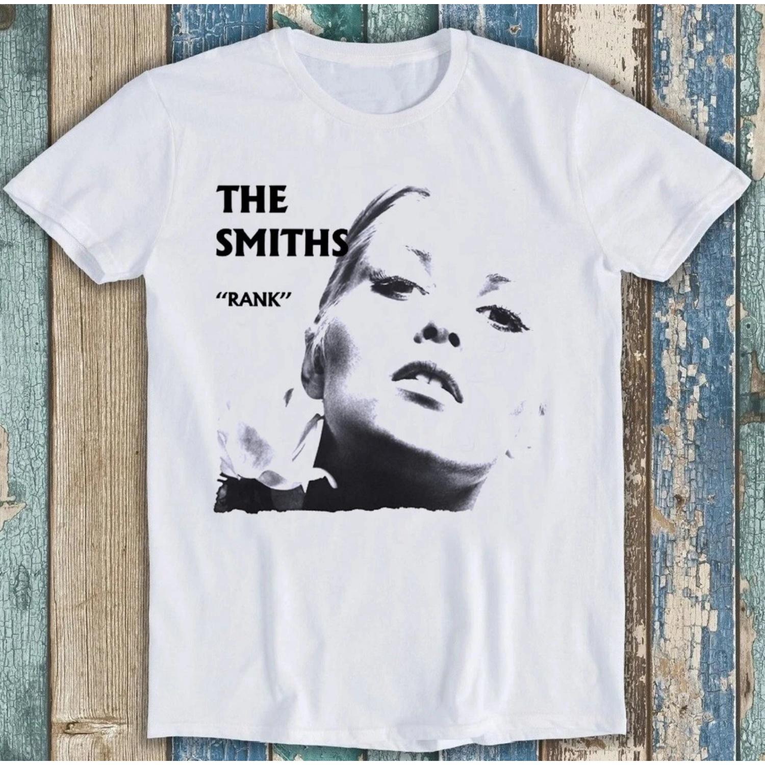 The Smiths Rank Punk Rock Poster Concert Music Gift T-shirt Fan Gift Commemorative T-shirt Daily Outdoor Fan Print Men s T-shirt S чёрный