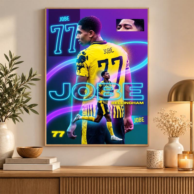 Jude Bellingham Diamant Schilderen Kit 5D Volle Boor DIY Diamant Mozaïek Muurkunst Huis Decoratie