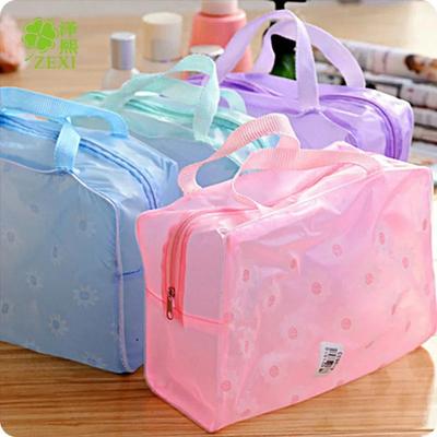 Large Capacity Transparent Toiletry Bag: Portable Makeup Pouch, Travel Toothbrush Organizer, Intimate Accessory Bag