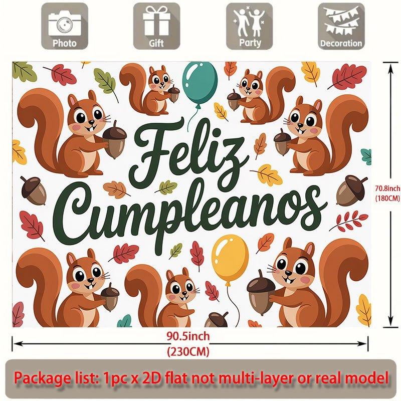 Party Backdrop Flat Feliz Cumpleaos Events Wedding Coming Ceremony Four Season Photo Booth Decor Front Door Decor
