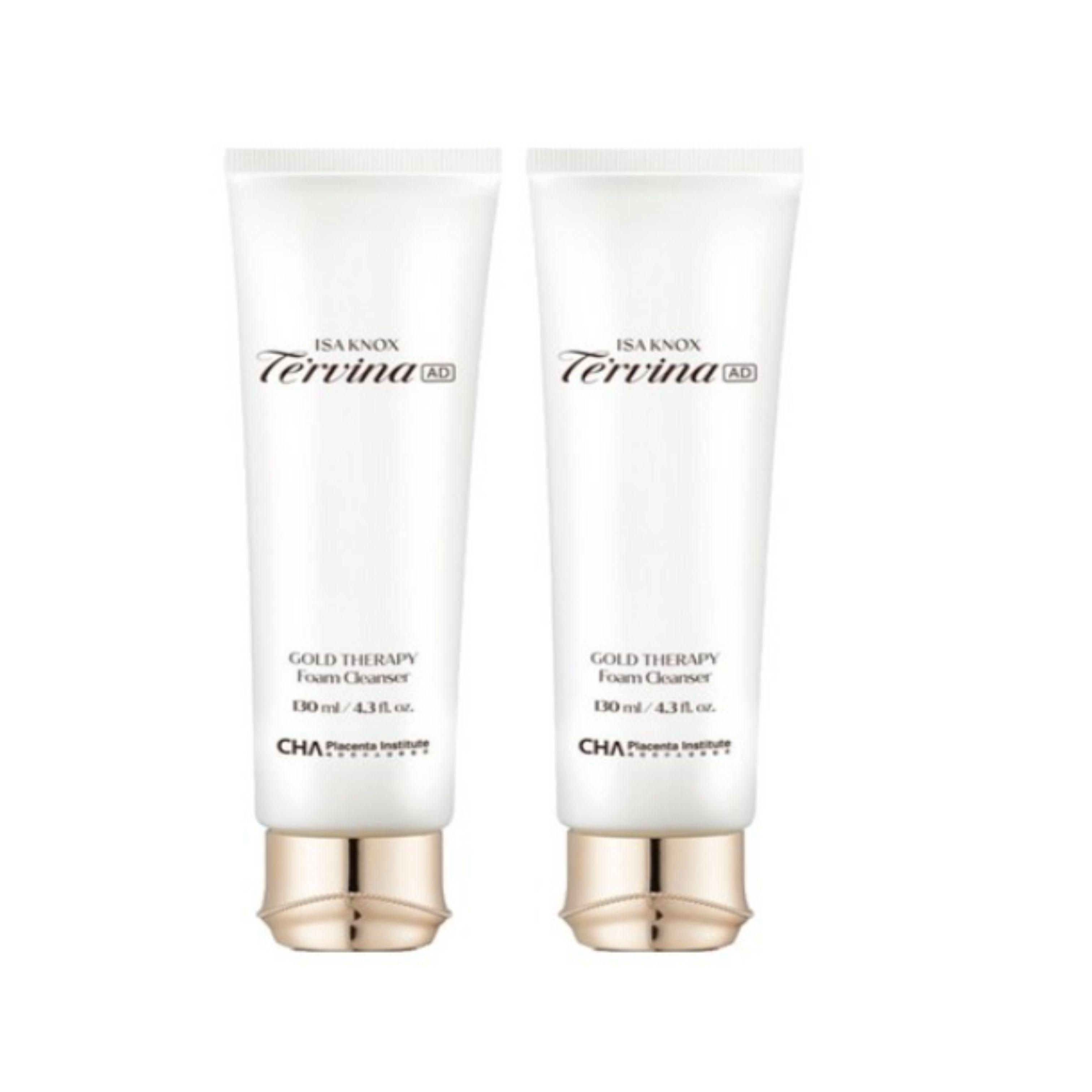 Isa Knox Tervina AD Gold Therapy Foam Cleanser (130ml * 2 Units)