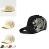 Chinese Dragon Graphic Cap For Men And Women Vintage Outdoor Wear