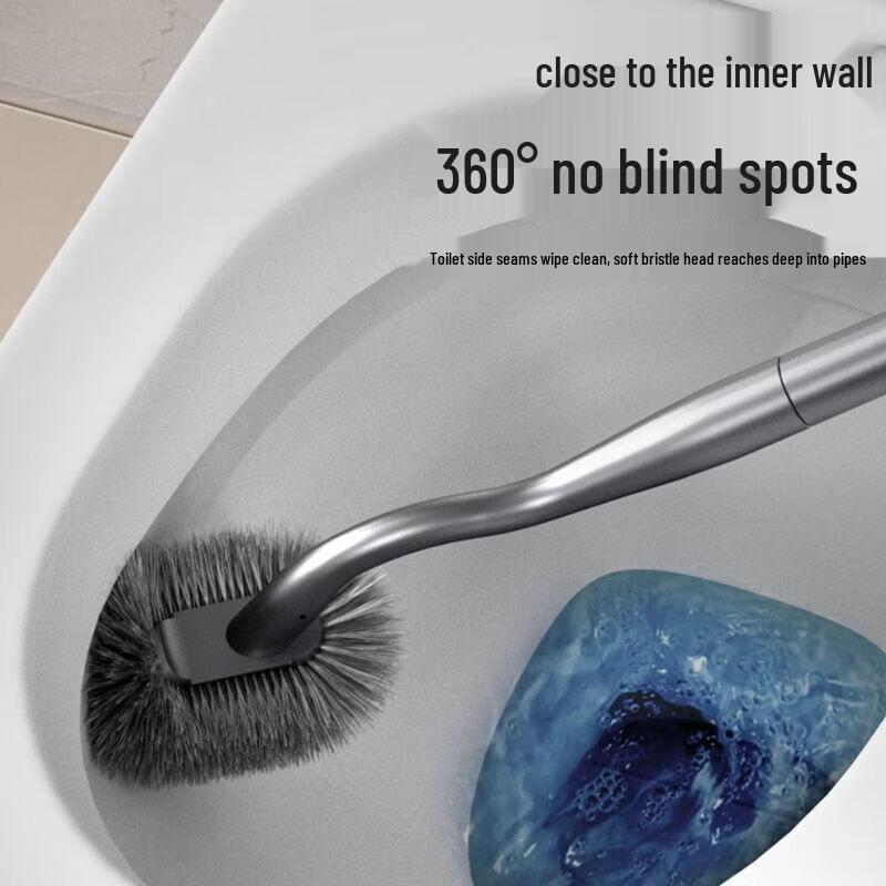 Lan Xiaoji Wall-Mounted Draining Toilet Brush Set